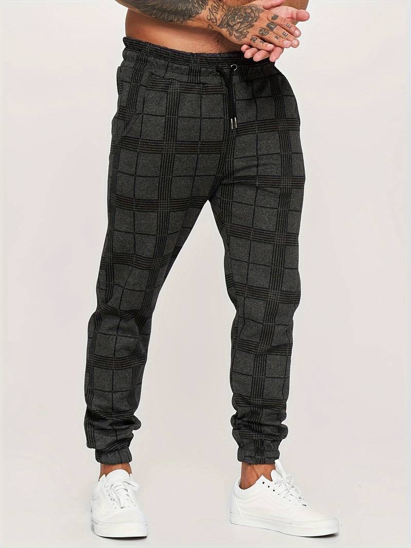 Emman | Herren Jogginghose mit Karomuster - Komfort & Casual Style