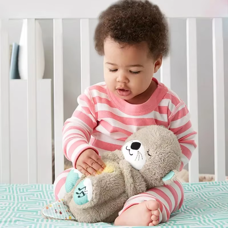Beruhigendes Plüschtier mit Musik und Atembewegungen | Schlafbegleiter für Kinder & Erwachsene