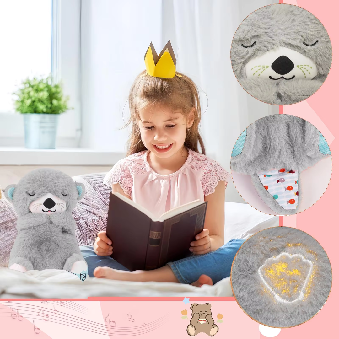 Beruhigendes Plüschtier mit Musik und Atembewegungen | Schlafbegleiter für Kinder & Erwachsene