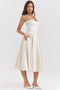 Élodie Grace Sommerkleid für Damen | Elegantes Korsettkleid mit Trägern & ausgestelltem Rock