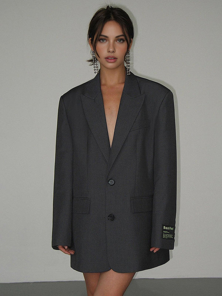 Lorène Blazer für Damen | Oversized & Elegant mit Klassischem Revers für jeden Anlass