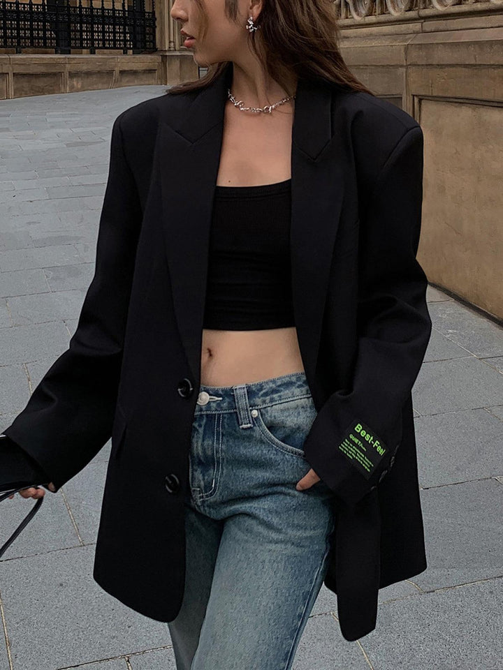 Lorène Blazer für Damen | Oversized & Elegant mit Klassischem Revers für jeden Anlass