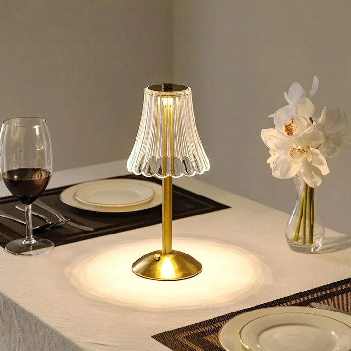 RadiantGlow | Kabellose Tischlampe