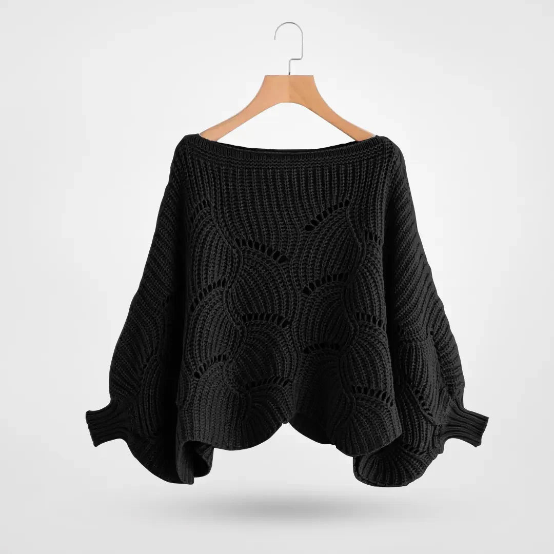 Michelle - Strickpullover mit Fledermausärmeln