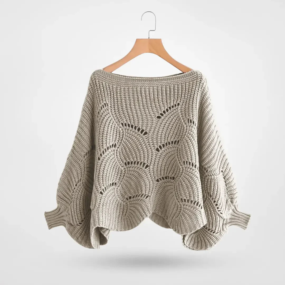 Michelle - Strickpullover mit Fledermausärmeln