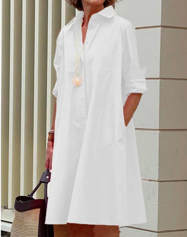 Larsa Maxikleid mit Puffärmeln und Rüschen | Luftig, Elegant & Vielseitig für jeden Anlass