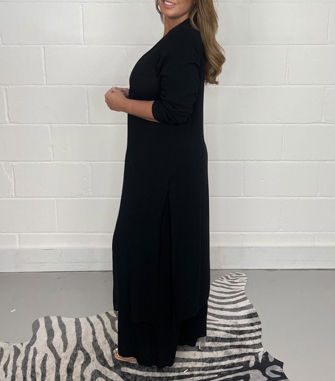 Elena Zweiteiliges Damen Set mit Kleid & Hose | Luftig, Elegant & Ideal für Frühling/Sommer
