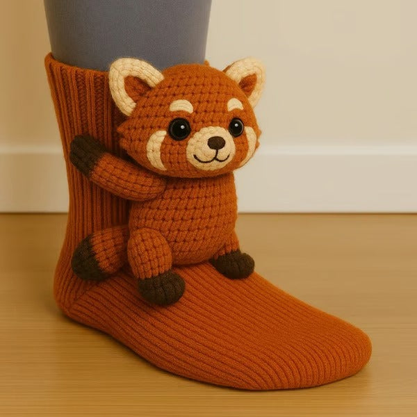 Socken Frauen 3D Tier Design | Baumwolle Lustige Panda Katze Koala