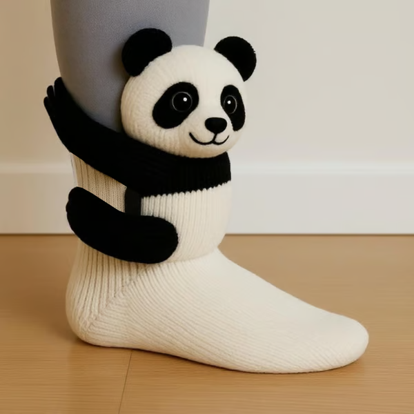 Socken Frauen 3D Tier Design | Baumwolle Lustige Panda Katze Koala