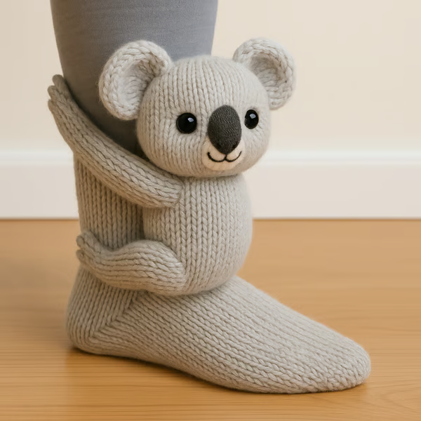 Socken Frauen 3D Tier Design | Baumwolle Lustige Panda Katze Koala