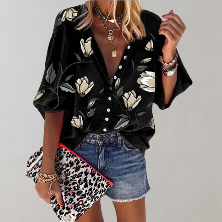 Cecilia | Elegantes und bequemes Sommertop - Stil und Leichtigkeit