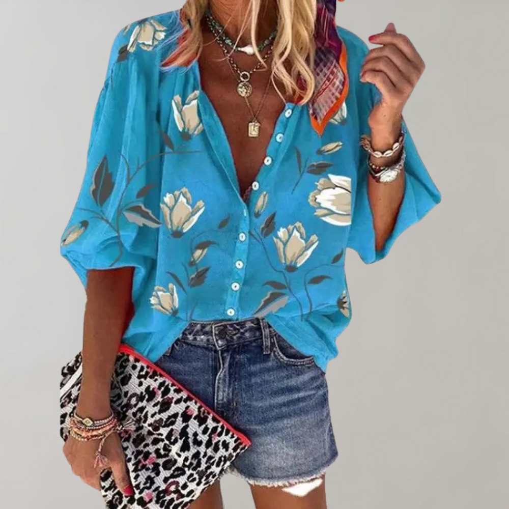 Cecilia | Elegantes und bequemes Sommertop - Stil und Leichtigkeit