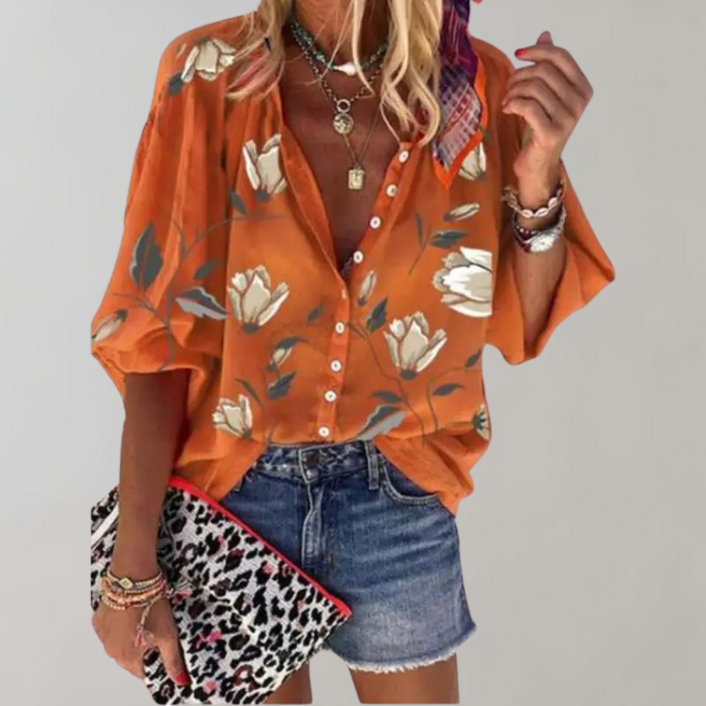 Cecilia | Elegantes und bequemes Sommertop - Stil und Leichtigkeit