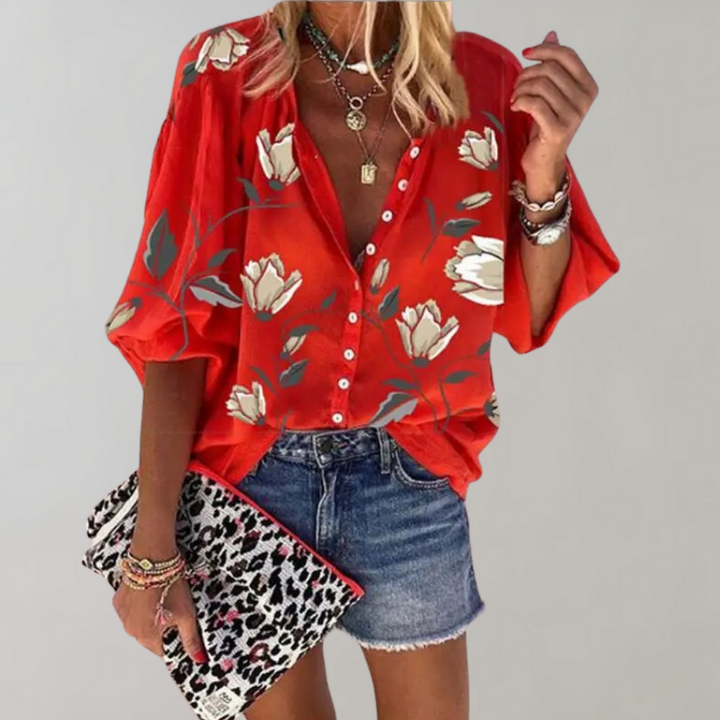 Cecilia | Elegantes und bequemes Sommertop - Stil und Leichtigkeit