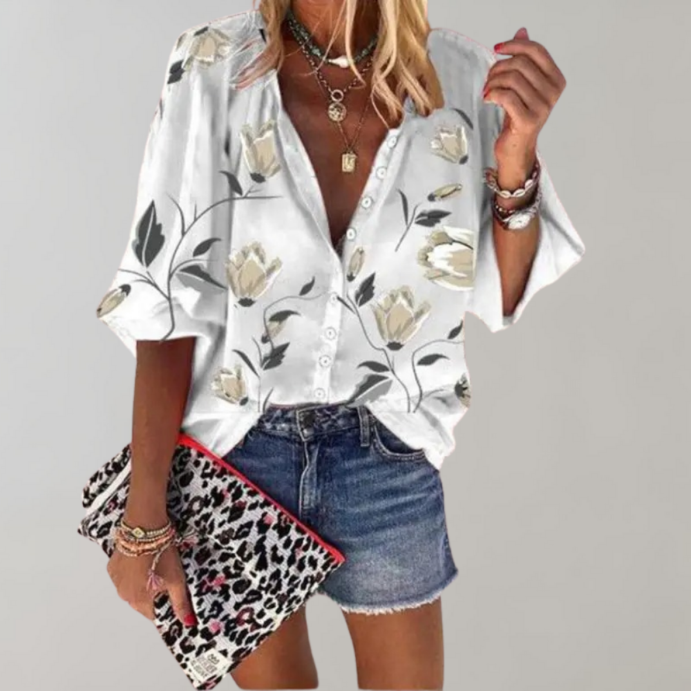 Cecilia | Elegantes und bequemes Sommertop - Stil und Leichtigkeit