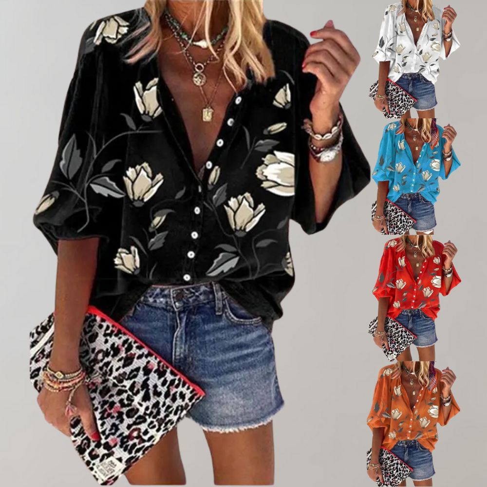 Cecilia | Elegantes und bequemes Sommertop - Stil und Leichtigkeit