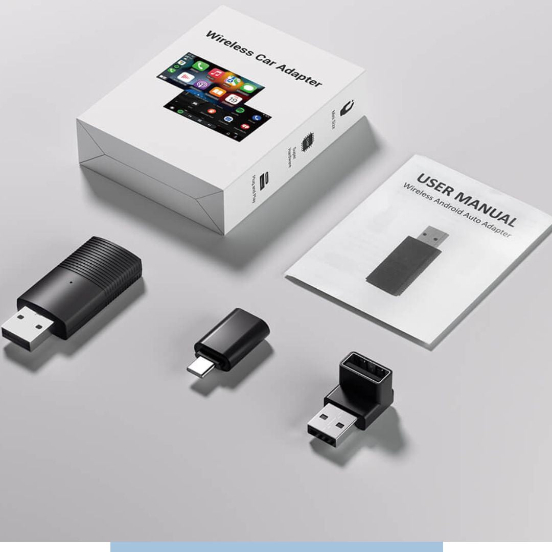 Drahtloser CarPlay-Adapter, kompatibel mit Apple & Android | Sofortverbindung Plug & Play