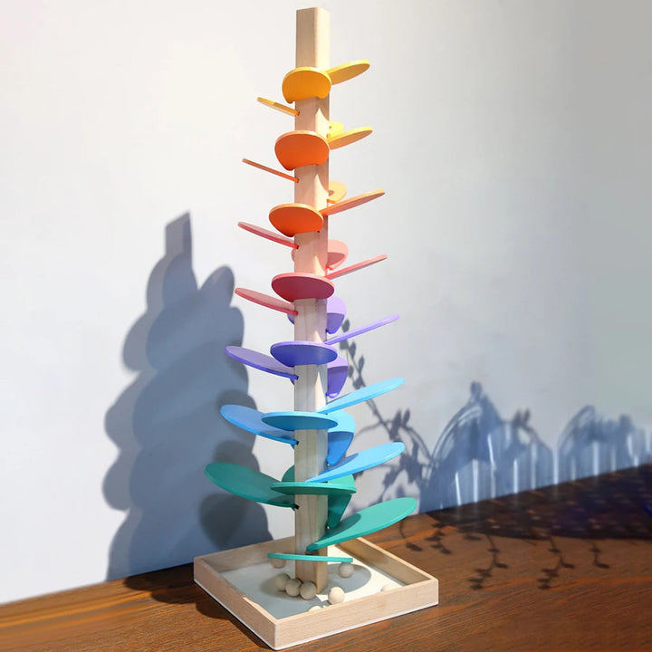 Interaktiver Klangbaum für Kinder | Lernspielzeug Regenbogen Flüsterturm