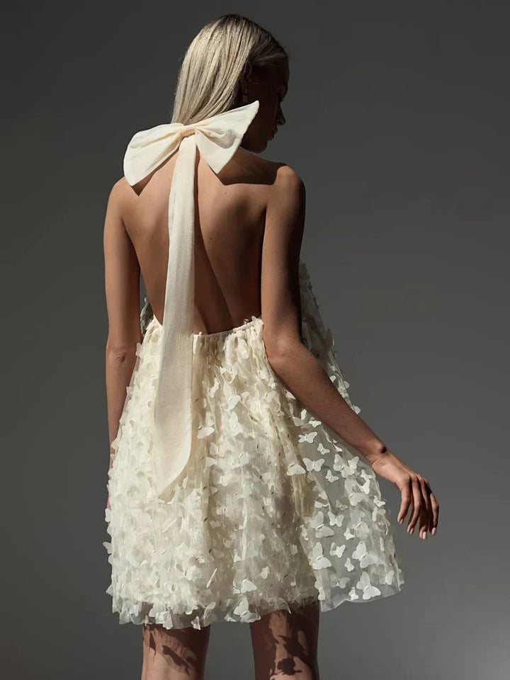 Schmetterlingskleid für Frauen | Verspieltes und elegantes Sommerkleid mit Schmetterlingsdruck und bequemer Passform