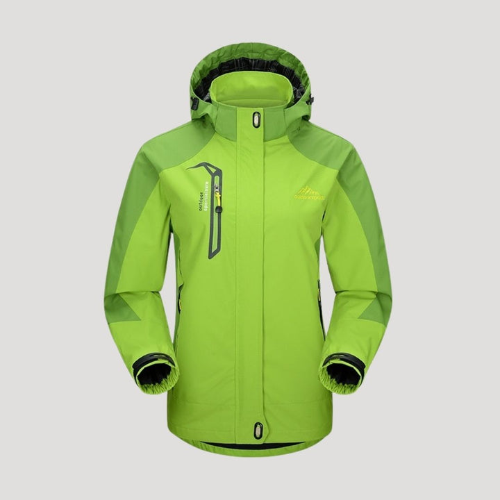 Wasserdichte Damen-Skijacke mit Kapuze | Warme Winterjacke mit Fleece-Futter