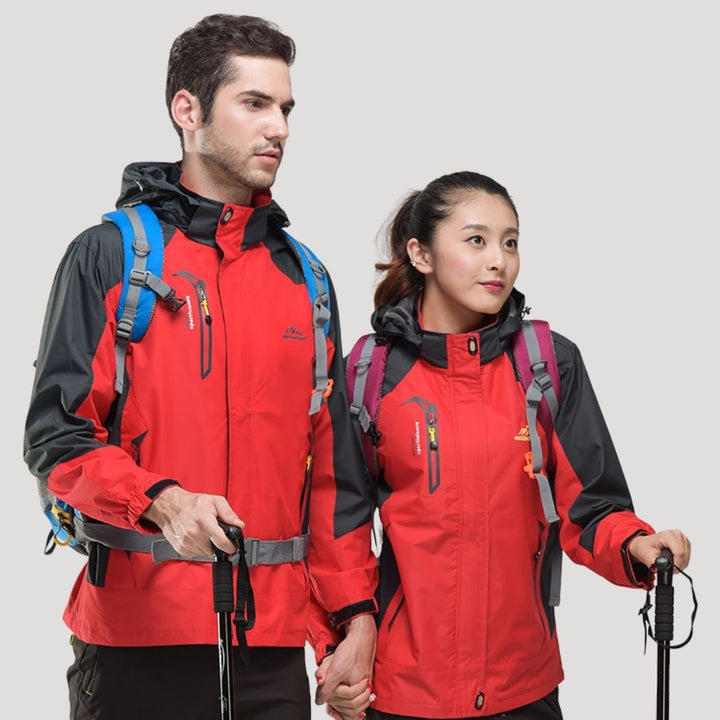 Wasserdichte Damen-Skijacke mit Kapuze | Warme Winterjacke mit Fleece-Futter