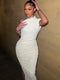 Larah White Off Shoulder Dress | Eleganz und Modernität für alle Gelegenheiten