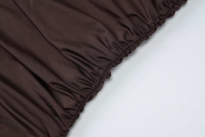 Elara Draped Dress | Luxuriöses Kleid mit Drapierung und Schärpe für einen eleganten Auftritt