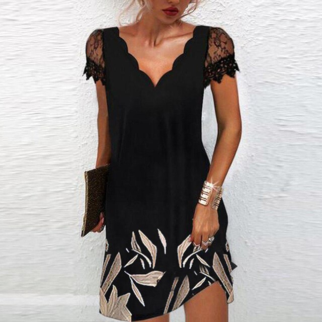 Livia Elegantes Kleid mit femininen Details | Perfekte Passform & Komfort für Sommer & Freizeit