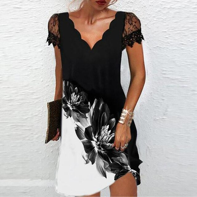 Livia Elegantes Kleid mit femininen Details | Perfekte Passform & Komfort für Sommer & Freizeit