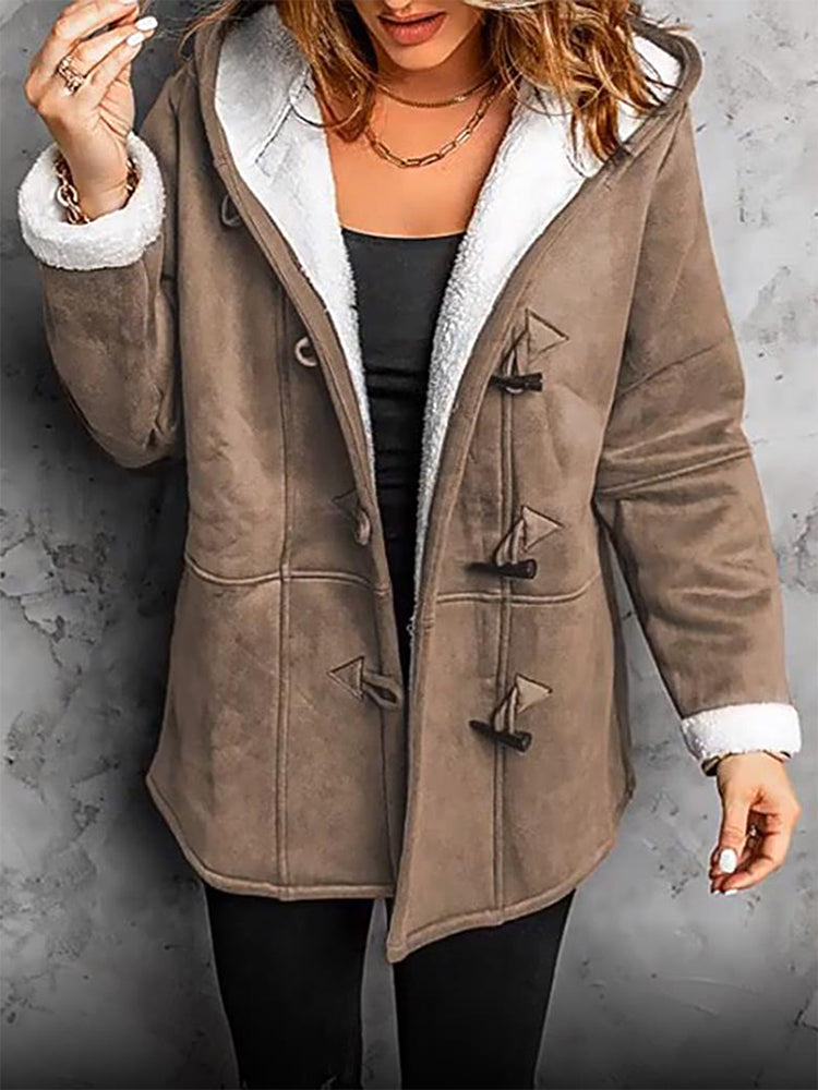 Karia Jacke – Wasserabweisende Eleganz mit Fleece-Komfort für Herbst und Winter