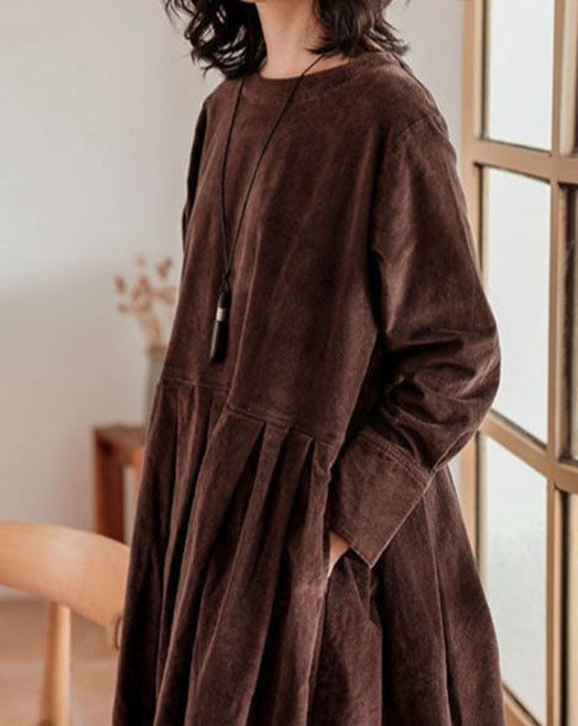 Zoé | Elegantes Kleid aus französischem Samt für Frauen
