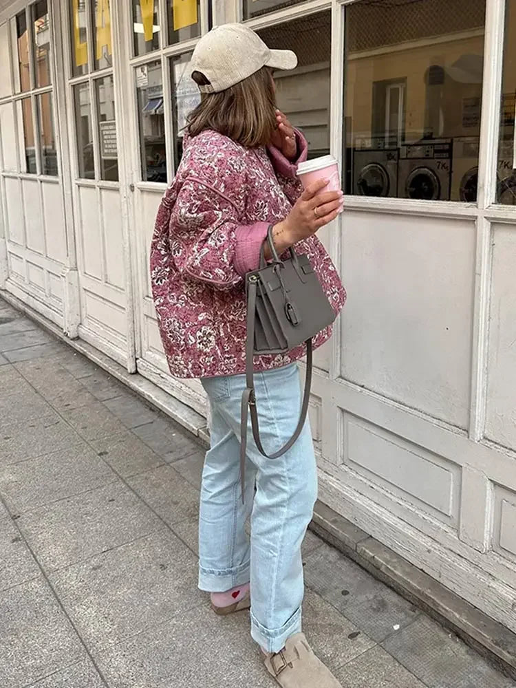 Ada | Elegante Jacke mit Blumenmuster für Frauen