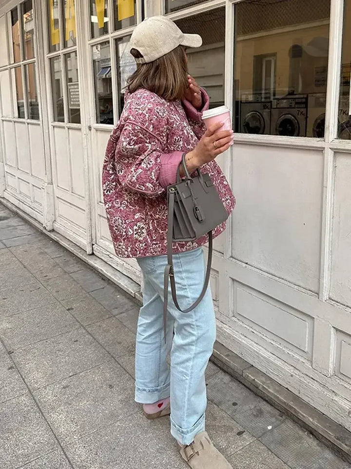 Ada | Elegante Jacke mit Blumenmuster für Frauen