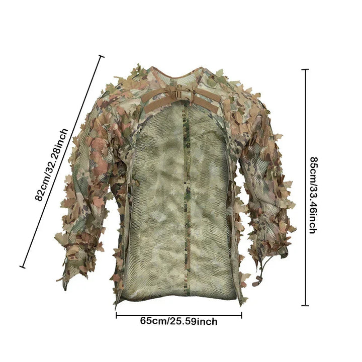 SilentStalk Camouflage Anzug | Jagd & Airsoft | Leicht, atmungsaktiv und realistisch