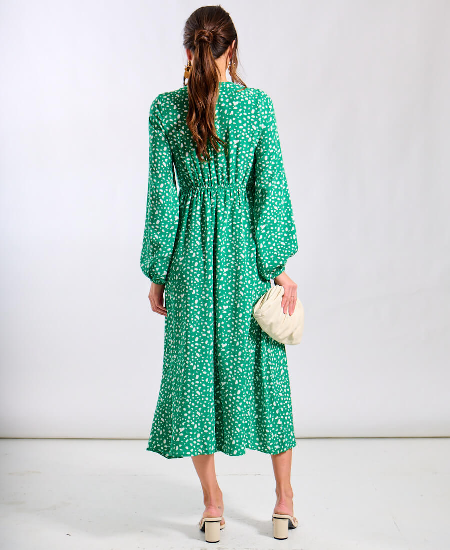 Bedrucktes Oberteil mit V-Ausschnitt für Damen | Stylischer Druck und bequeme Passform | Für jede Gelegenheit