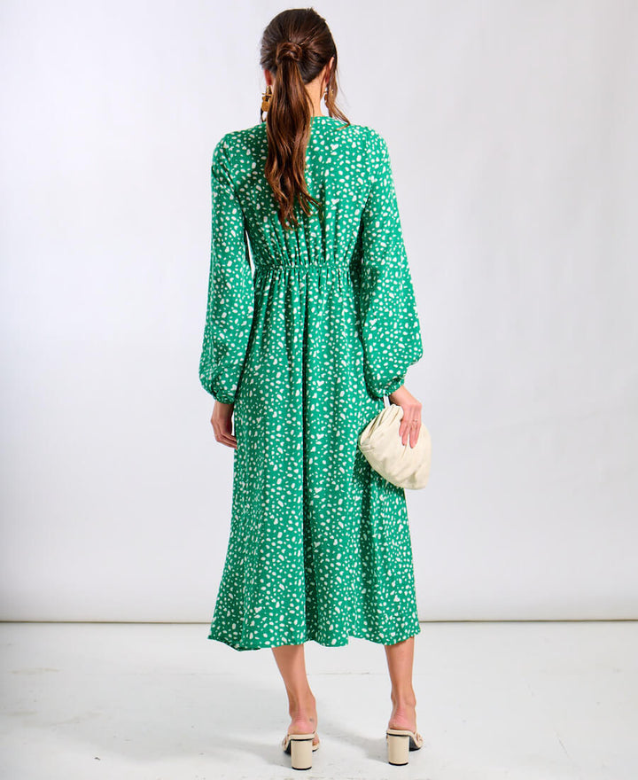 Bedrucktes Oberteil mit V-Ausschnitt für Damen | Stylischer Druck und bequeme Passform | Für jede Gelegenheit