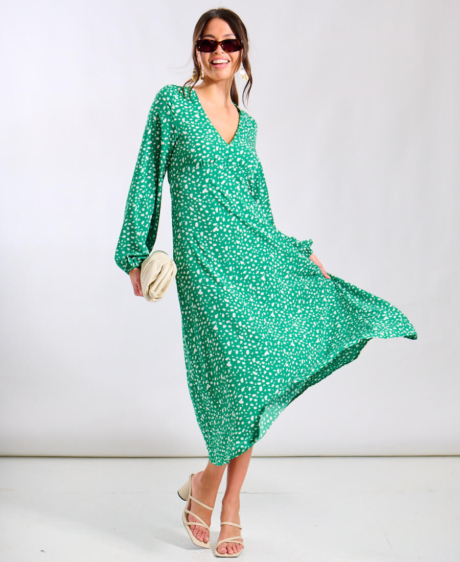 Bedrucktes Oberteil mit V-Ausschnitt für Damen | Stylischer Druck und bequeme Passform | Für jede Gelegenheit