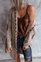 Louise - Stylische lange Strickjacke Bequem mit Kapuzenpullover