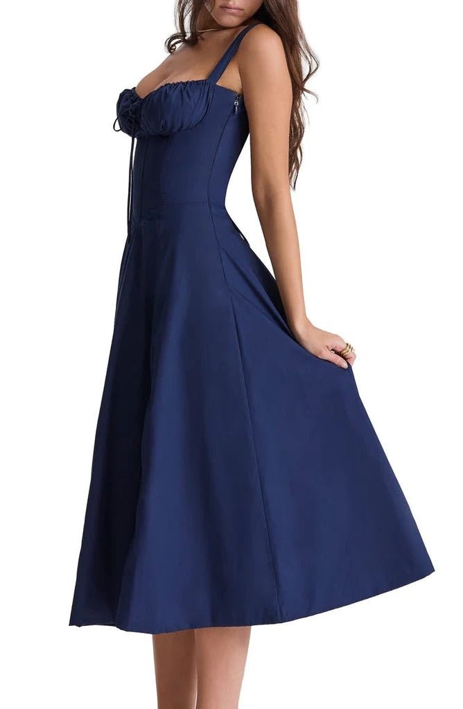 Blumenkleid mit Korsett | Lässige Eleganz & sommerlicher Charme