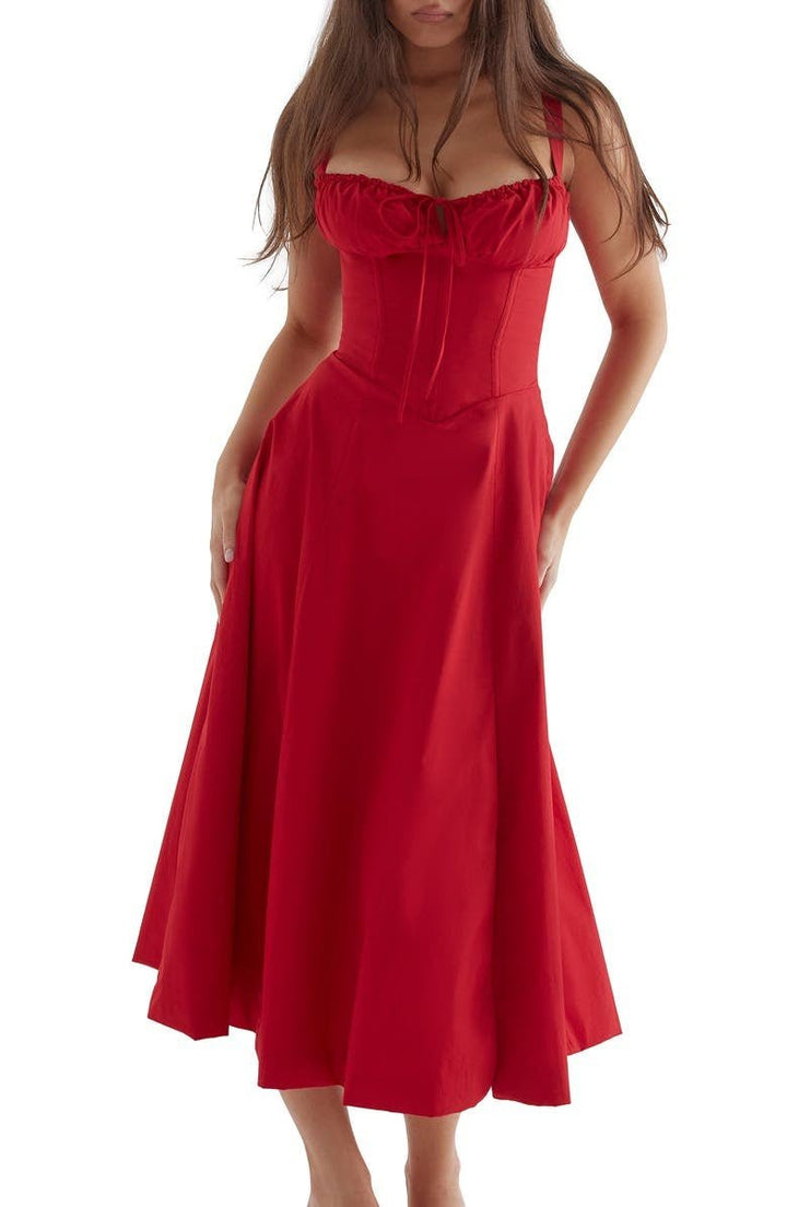 Blumenkleid mit Korsett | Lässige Eleganz & sommerlicher Charme