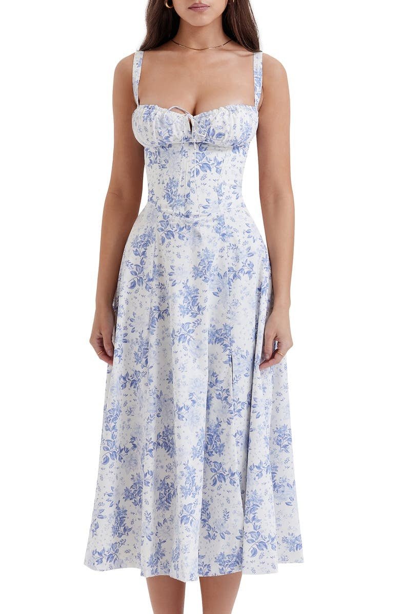 Blumenkleid mit Korsett | Lässige Eleganz & sommerlicher Charme