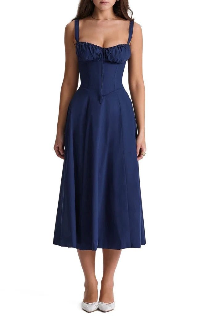 Blumenkleid mit Korsett | Lässige Eleganz & sommerlicher Charme
