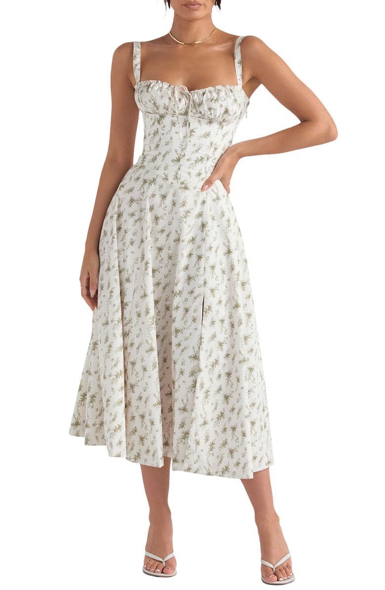 Blumenkleid mit Korsett | Lässige Eleganz & sommerlicher Charme
