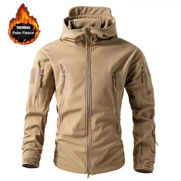 NordTrek Hombre Softshell Fleece Jas - Imperméable &amp; Ademend Outdoor