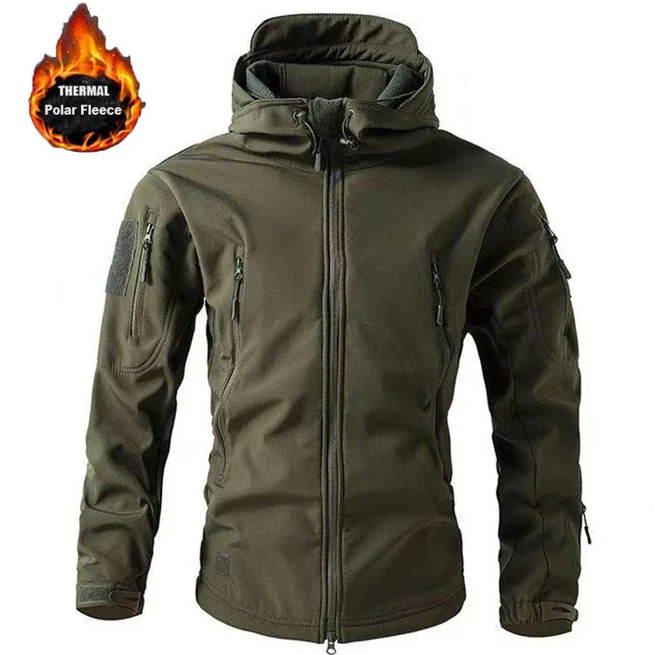 NordTrek Hombre Softshell Fleece Jas - Imperméable &amp; Ademend Outdoor