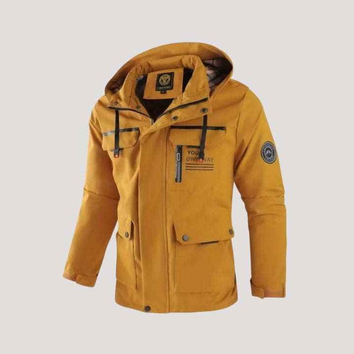 Gefütterte Herren Winterjacke mit Kapuze | Langlebige und warme Herrenjacke