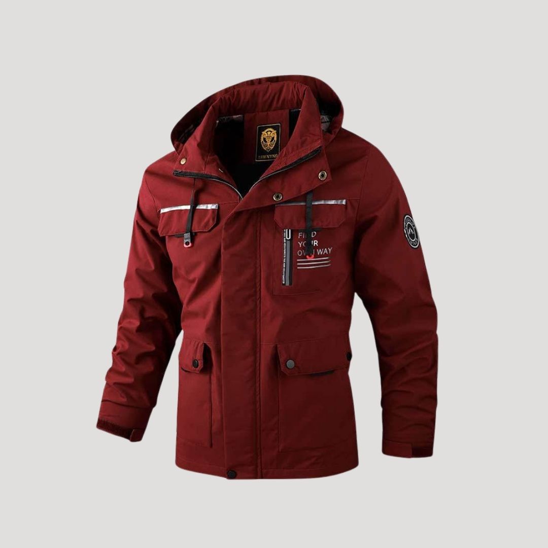 Gefütterte Herren Winterjacke mit Kapuze | Langlebige und warme Herrenjacke