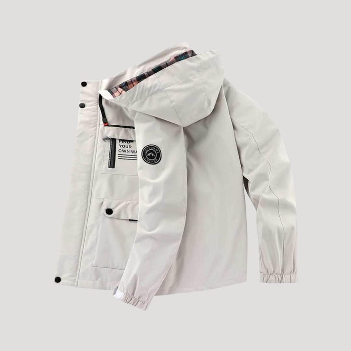 Gefütterte Herren Winterjacke mit Kapuze | Langlebige und warme Herrenjacke