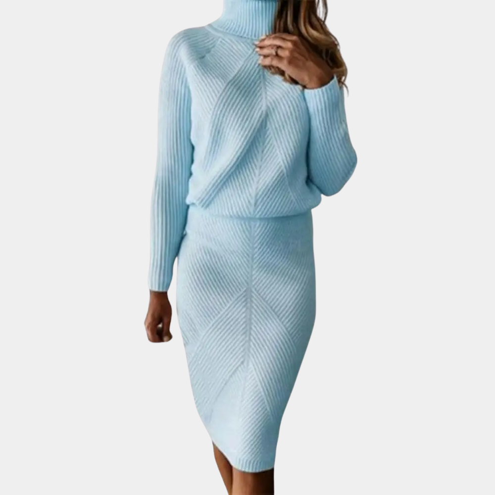 Hortense | Schickes und warmes Midikleid für Frauen