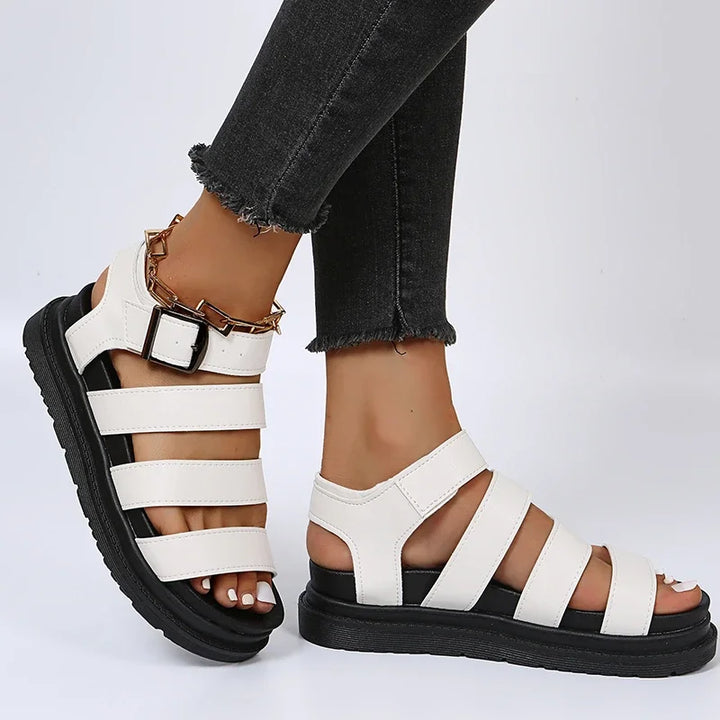 Sandalias de mujer con hebilla ajustable | Diseño elegante y cómodo